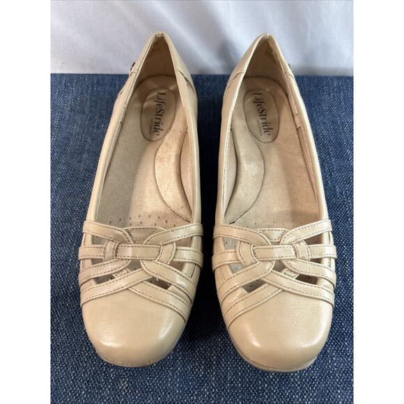 LifeStride Women's Diverse Flats Soft System Tender Taupe Size 8m Round Toe - Picture 6 of 10